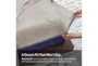 Bedgear Hyper Cotton Medium Beige Queen Sheet Set - Detail