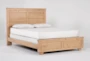 Marco Natural King Wood Panel Bed - Side
