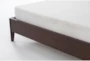 Draper Queen Wood Platform Bed With Upholstered Headboard - Detail