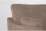Aaliyah Mink Brown Boucle Fabric Modular 3 Piece Sofa With Ottoman - Detail