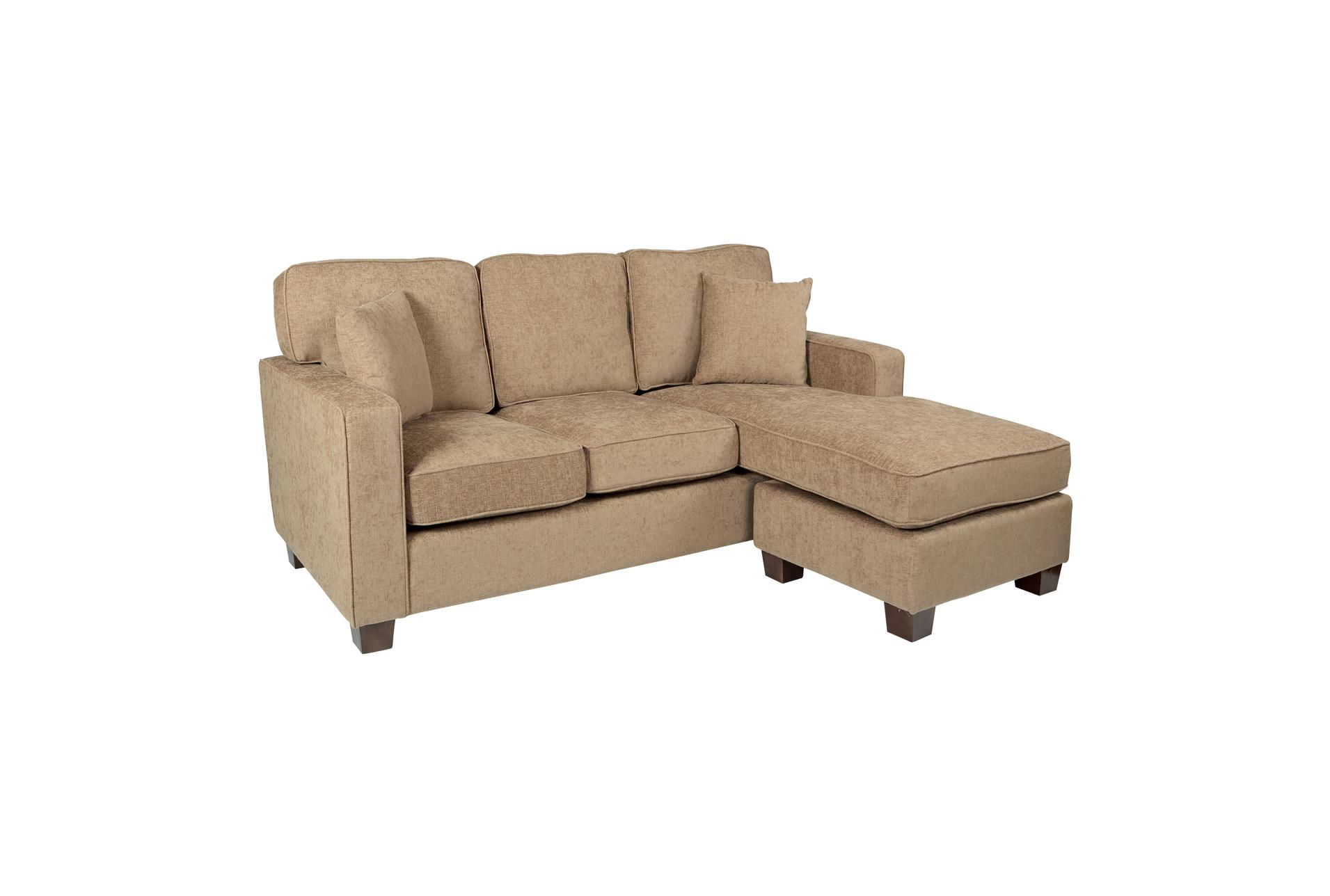Russell Brown Earth Sofa W/Reversible Chaise | Living Spaces