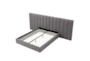 Modena Grey Queen Upholstered Wall Bed - Detail