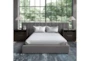 Modena Grey Queen Upholstered Wall Bed - Room