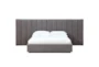 Modena Grey Queen Upholstered Wall Bed - Signature