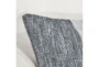 22X22 Charcoal + Ivory Woven Color Block Square Throw Pillow - Detail