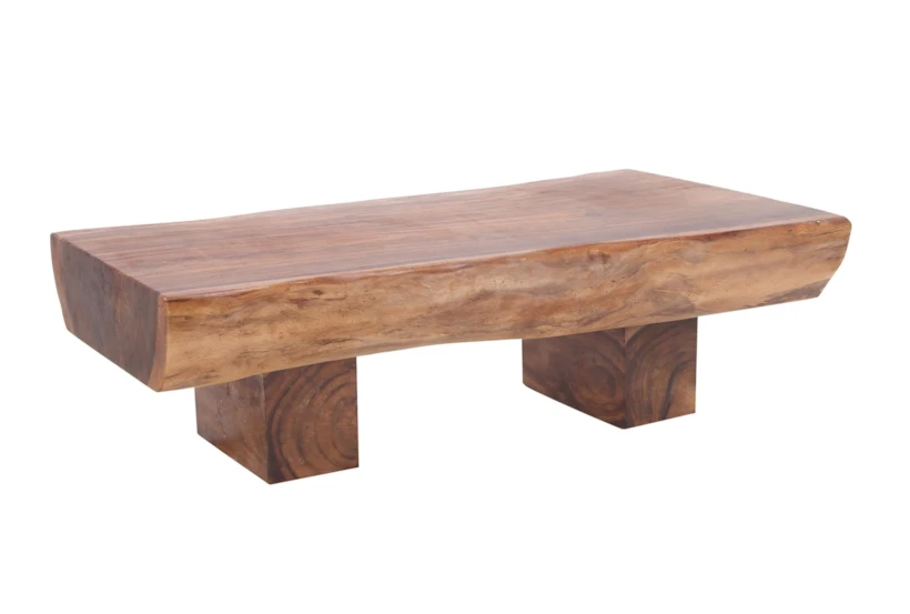 Natural Rectangle Coffee Table - 360