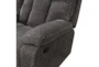 Bravo Charcoal Polyester Manual Reclining Sofa - Detail