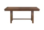 Abby Brown Wood 68" Dining Table - Front
