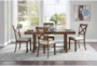 Abby Brown Wood 68" Dining Table - Room