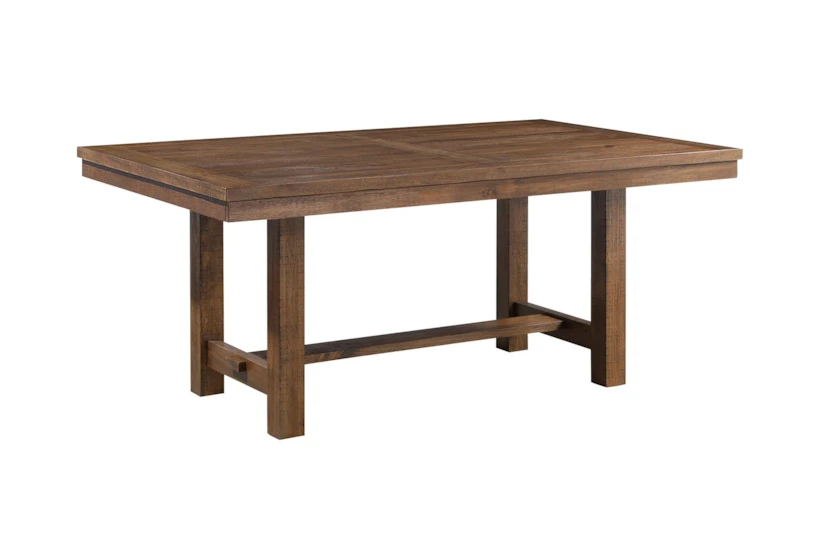 Abby Brown Wood 68" Dining Table - 360