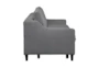 Orina Dark Grey 72" Convertible Futon Sleeper Sofa Bed - Side