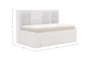 Gavin White Twin Wood Bookcased Platform Daybed With Storage - Detail
