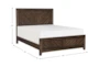 Patton Queen Wood Panel Bed - Detail