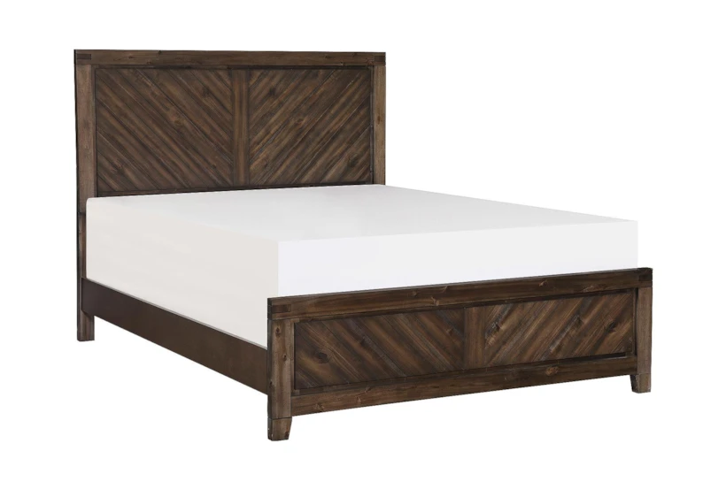 Patton Queen Wood Panel Bed - 360