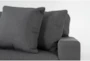 Myron Grey Fabric Weave Sofa/Loveseat/Chair/Ottoman Set - Detail