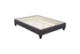 Lily Grey Queen Upholstered Platform Bed - Detail