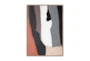 19.5X27.5 Peach Toned Abstract Ii Wall Art - Signature
