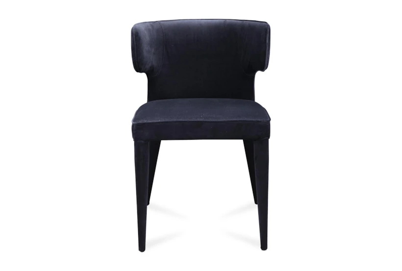 Jenna Black Upholstered Dining Chair - 360