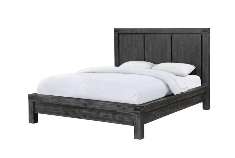 Autumn Grey Queen Wood Platform Bed - 360